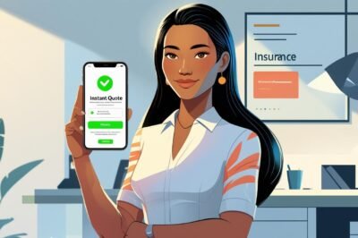 How to get an instant insurance quote using an app?