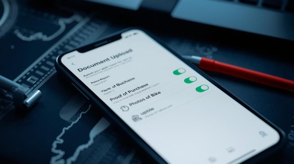 How to Claim Stolen Bike Insurance via the App