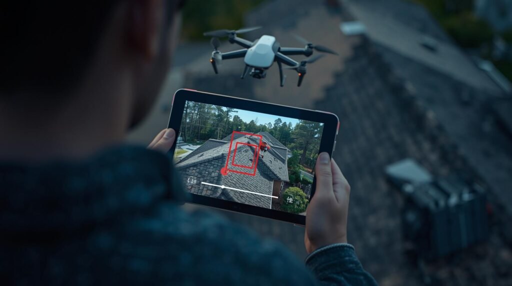 drone inspection vs human adjuster