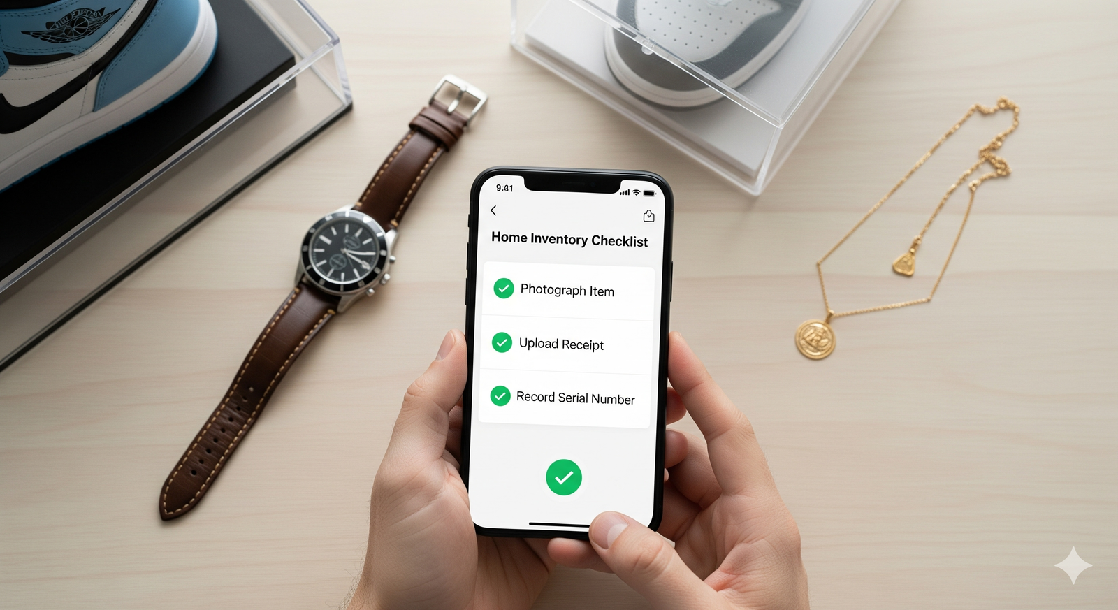 document valuables for insurance claim