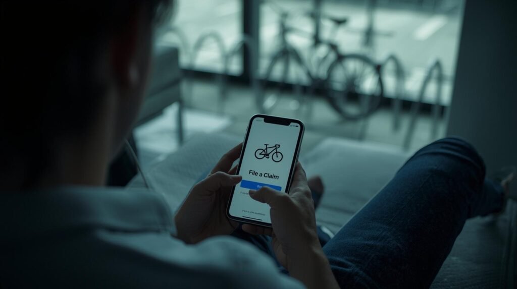 how to claim stolen bike insurance