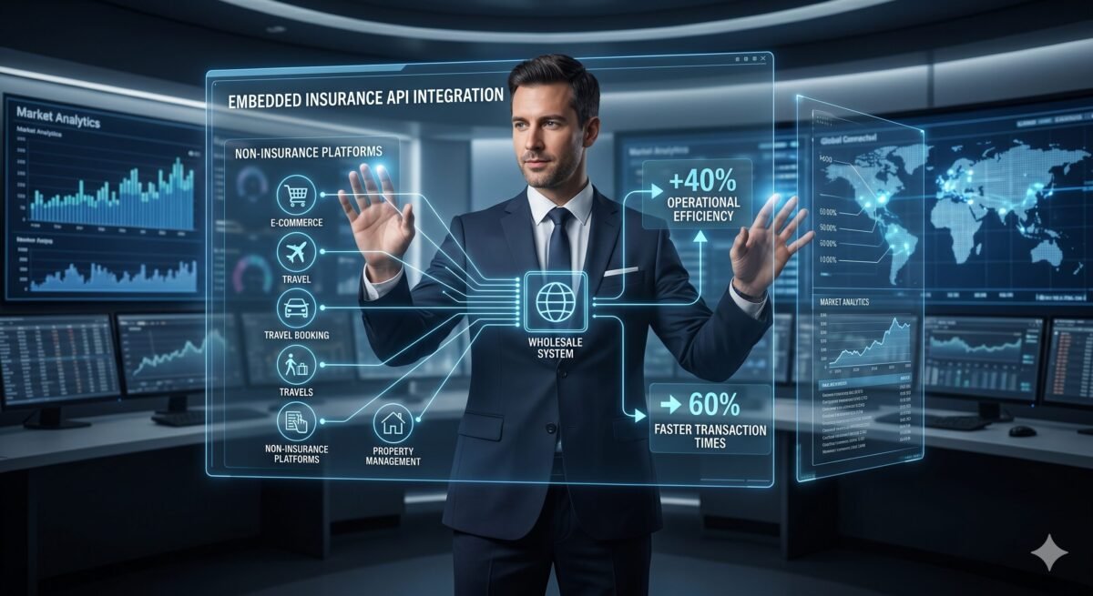 impact of embedded insurance APIs on wholesale broker distribution models