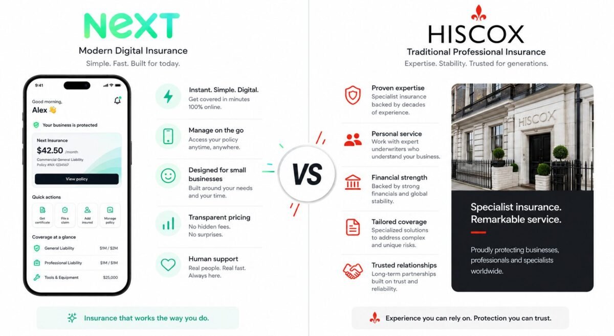 next insurance vs hiscox
