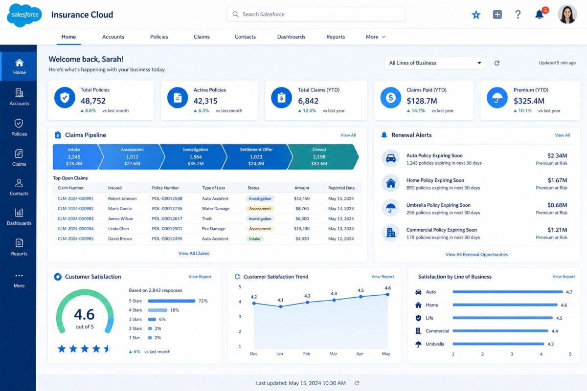 Salesforce Insurance CRM